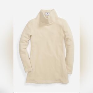 Dudley Stephens Cream Turtleneck Sweater